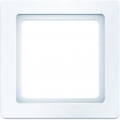 Frame 1gang, Q.1, p. white velvety