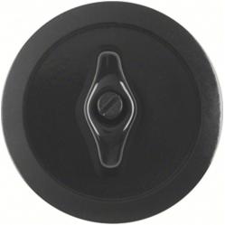Centre plate toggle, 1930, black glossy
