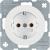 SCHUKO soc. out., R.1/R.3, p. white glossy