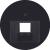 FCC Socket outlet Centre plate R.1/R.3/R.classic, Black glossy