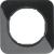 Cover Frame Berker R.1 1 Gang Black Glossy 10112145
