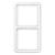 2-gang frame, white CD582WW