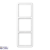 3-gang frame, white CD583WW