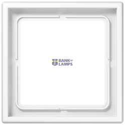 1-gang white frame LS981WW