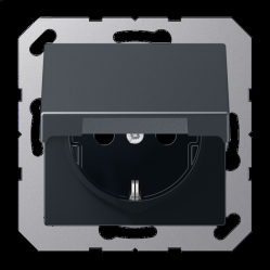 SCHUKO® socket with hinged lid A1520BFKLANM