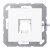 Centre plate for MJ f. 1 socket A1569-1WEWW