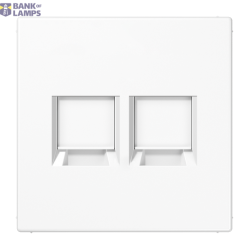 Centre plate for MJ f. 2 sockets LS1969-2WEWW