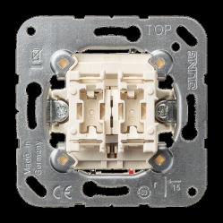 2-gang blind switch insert, 1-pole 509VU