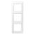 3-gang frame Alpine white AS583WW