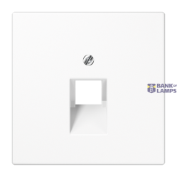 Centre pl.f.1-gang mod. jack sockets LS969-1UAWW
