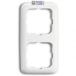 2512-214-507 Cover Frame 2gang(s) alpine white - Reflex SI