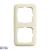2512-212-507 Cover Frame 2gang(s) white - Busch-Duro 2000