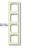 1724-182K Cover Frame future® linear ivory white