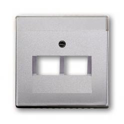 1803-02-83 CoverPlates (partly incl. Insert) future®, Busch-axcent® Aluminium silver