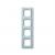 1724-183K Cover Frame future® linear Aluminium silver