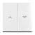 2504-214 CoverPlates (partly incl. Insert) carat® Alpine white