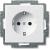 20 EUC-94-507 Cover Plates (partly incl. Insert) Protective Contact (SCHUKO) alpine white - Basic55