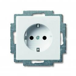 20 EUC-92-507 Cover Plates (partly incl. Insert) Protective Contact (SCHUKO) white - Basic55