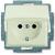 20 EUK-92-507 Cover Plates (partly incl. Insert) Protective Contact (SCHUKO) with Hinged Lid white - Basic55