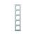 2515-92-507 Cover Frame 5gang(s) white - Basic55