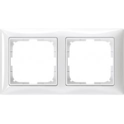 2512-92-507 Cover Frame 2gang(s) ivory - Basic55