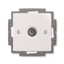 1743-01-94-507 Cover Plates (partly incl. Insert) SAT 1 gang alpine white - Basic55
