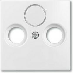 1743-94-507 Cover Plates (partly incl. Insert) SAT 3 gang alpine white - Basic55