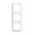 2513-214 Cover Frame 3gang(s) alpine white - Reflex SI