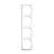 2514-214 Cover Frame 4gang(s) alpine white - Reflex SI