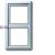 2102-33 Cover Frame carat® Aluminium silver