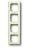 2514-212K-102 Cover Frame 4gang(s) white - Busch-Duro 2000 SI Linear