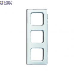 2513-214K-102 Cover Frame 3gang(s) alpine white - Reflex SI Linear