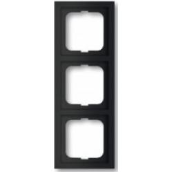 1723-885K Cover Frame 3gang(s) black matt - future linear