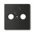 1743-885 Cover Plate SAT 3 gang black matt - 63x63