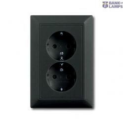 20-02 EUJ-95-507 Cover Plates (partly incl. Insert) château-black - Basic55