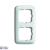 2512-214-500 Cover Frame carat® Alpine white