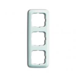 2513-214-500 Cover Frame 3gang(s) alpine white - Reflex SI