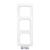 2513-214K-102-500 Cover Frame SI/Reflex SI Alpine white