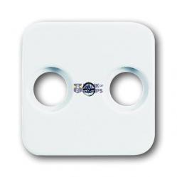 TV Socket Cover Reflex SI 2531-214-500 2-Gang Alpine White