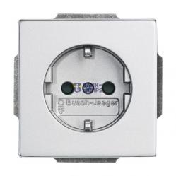 20 EUC-83-500 CoverPlates (partly incl. Insert) future®, Busch-axcent® Aluminium silver