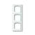 1723-184K-500 Cover Frame 3gang(s) studio white - future linear