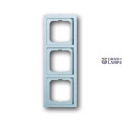 1723-183K-500 Cover Frame 3gang(s) aluminium silver - future linear