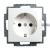 Busch-Jaeger Schuko Socket Outlet Insert 20 EUC-914 Alpine White