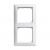 1722-914 Cover Frame Busch-balance® SI Alpine white