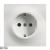 20 EUC-74 CoverPlates (partly incl. Insert) carat® Alpine white
