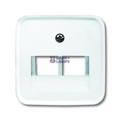 1803-02-214 CoverPlates (partly incl. Insert) carat® Alpine white