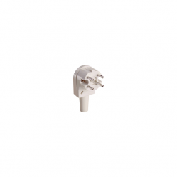 PERILEX Angled Plug 16 A, White