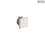 PERILEX flush mounted socket with wall socket, 16 A, IP44 white