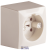 PERILEX surface mounted socket, 16 A, white