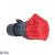 CEE connector, IP44, 16A, 5-pole, 400V, 6h, red
